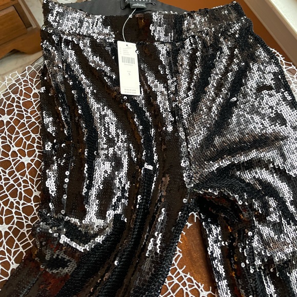 Anthropologie NWT Sz SM lined sequin leggings/pants; sold out, top rated @anthro - Picture 14 of 16